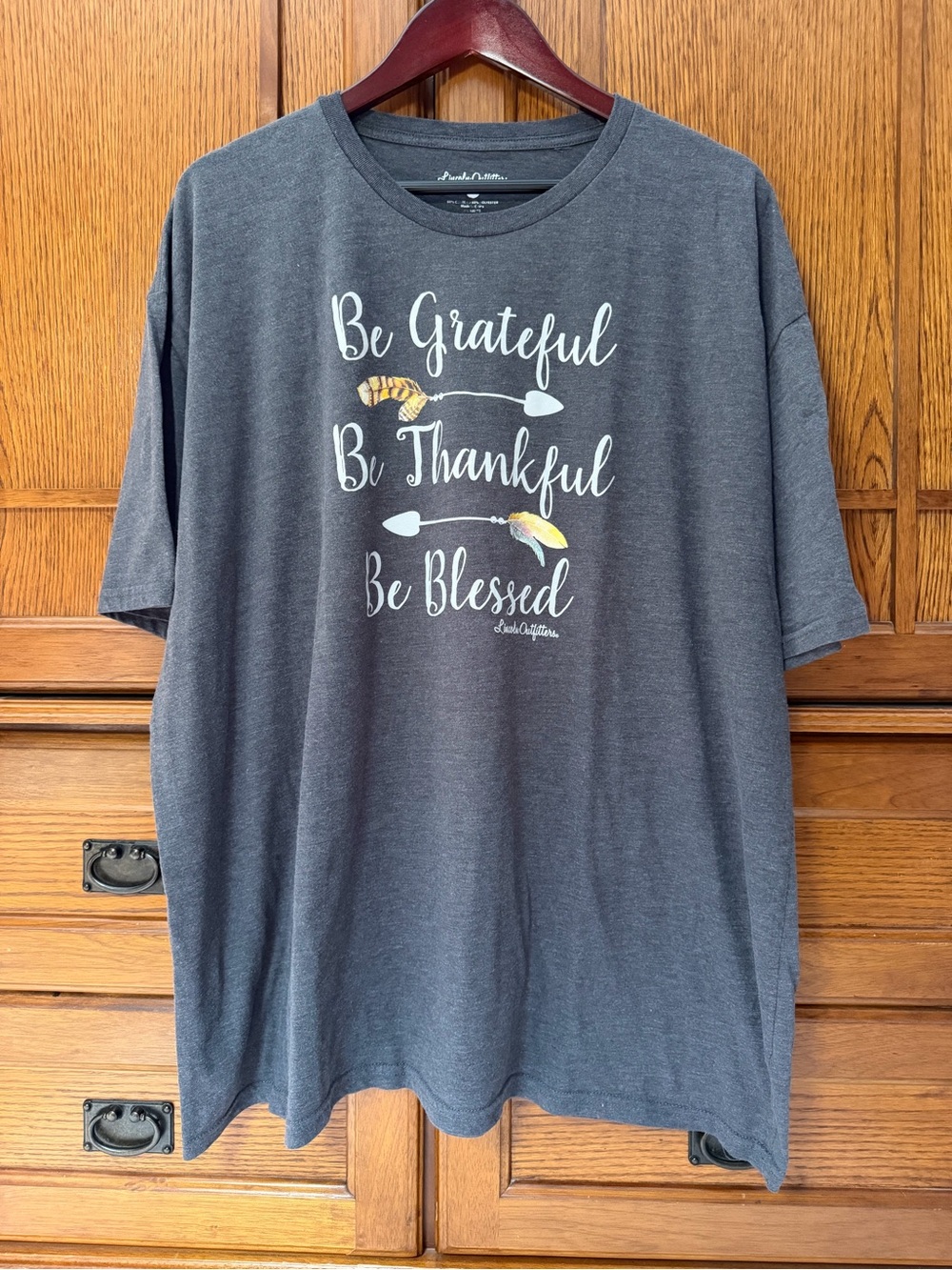 Lincoln Outfitters Be Grateful Be Thankful Be Blessed Graphic Tee Christian
